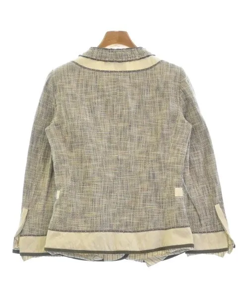Alberta Ferretti Collarless jackets