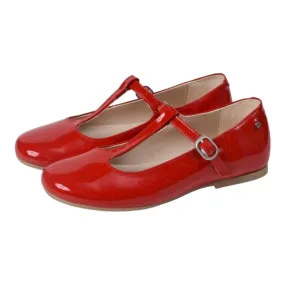 Charlotte - Red Patent Leather Strap for Girl by Manuela de Juan