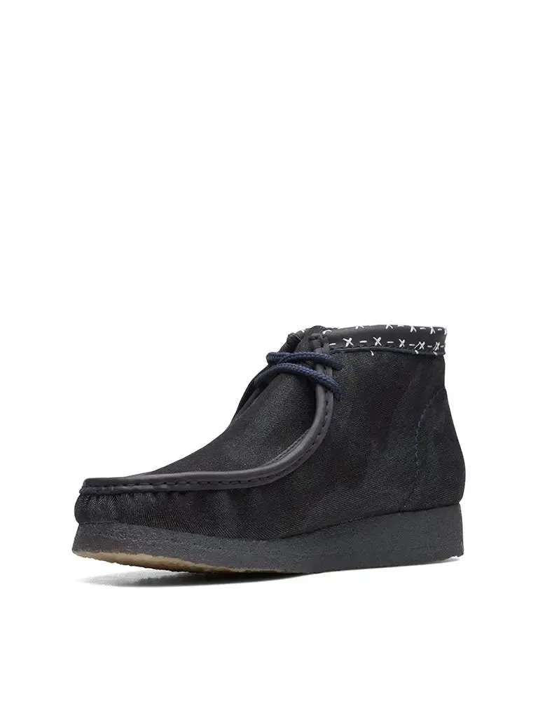 Clarks Wallabee Demin Blue