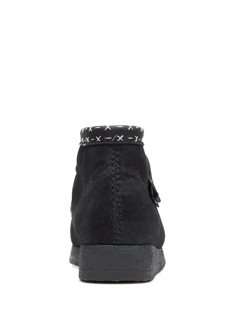 Clarks Wallabee Demin Blue