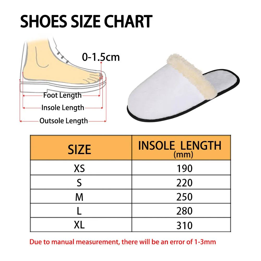 New Product Discounts-Custom Seamless Face Fuzzy Slippers for Women and Men Personalized Photo Non-Slip Slippers Indoor Warm House Shoes