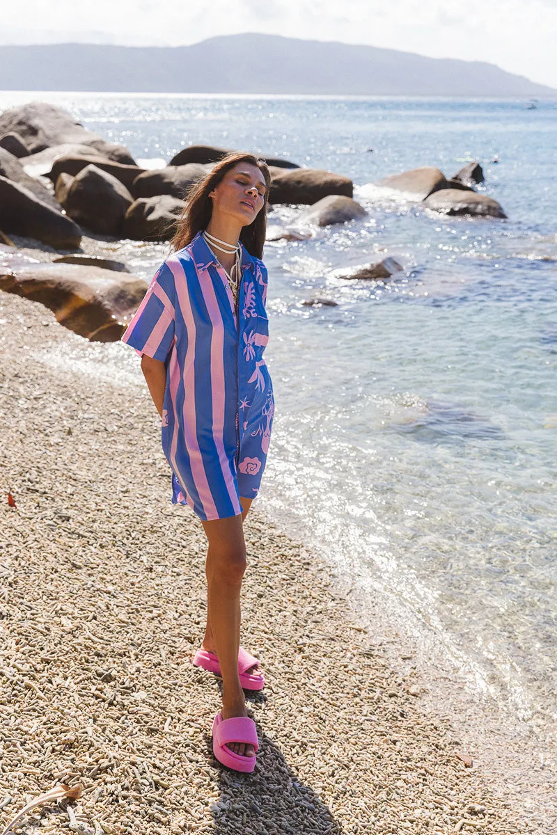 Sea Circus Shirt Dress