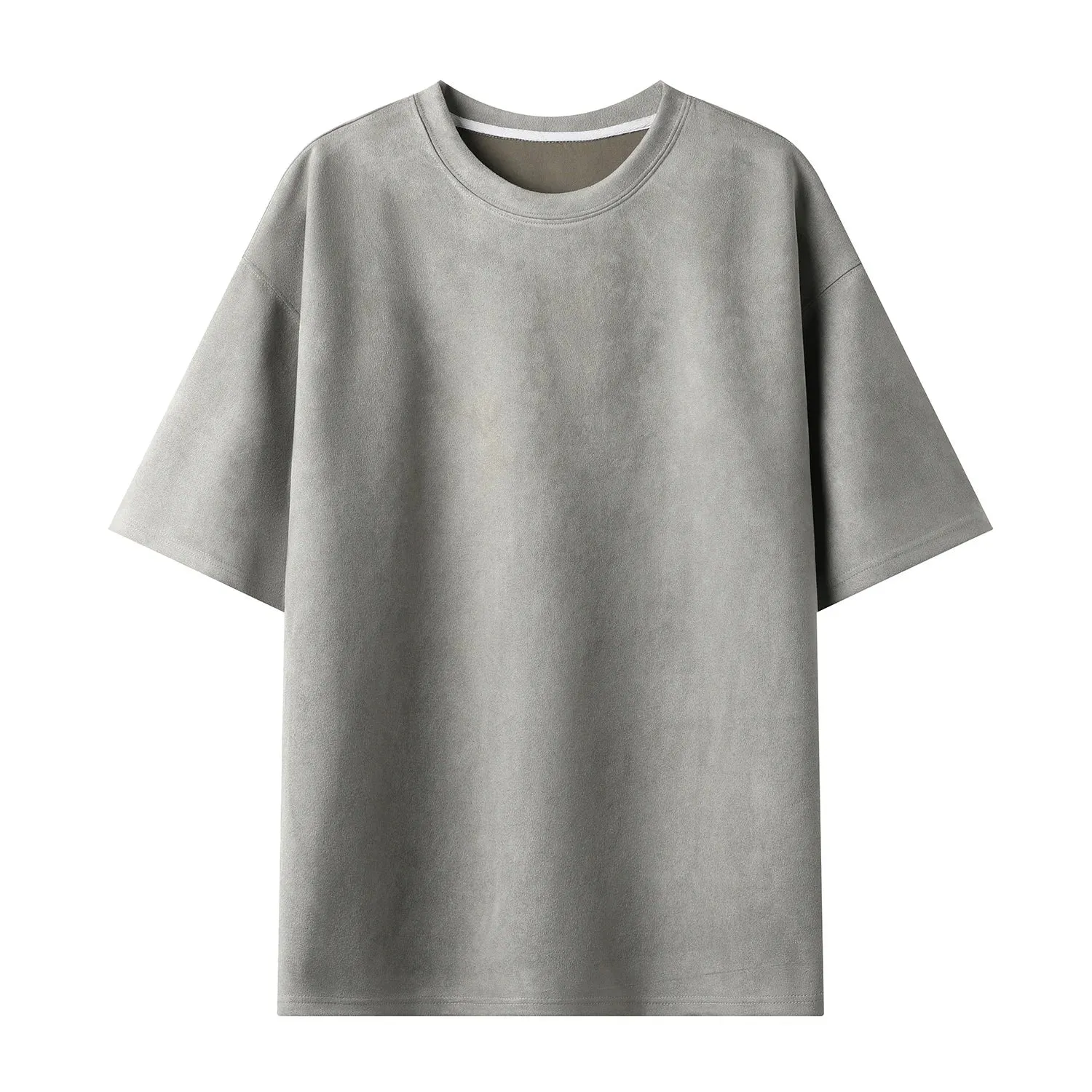 Summer Short Sleeved T Shirt for Men-Casual Loose O Neck Top