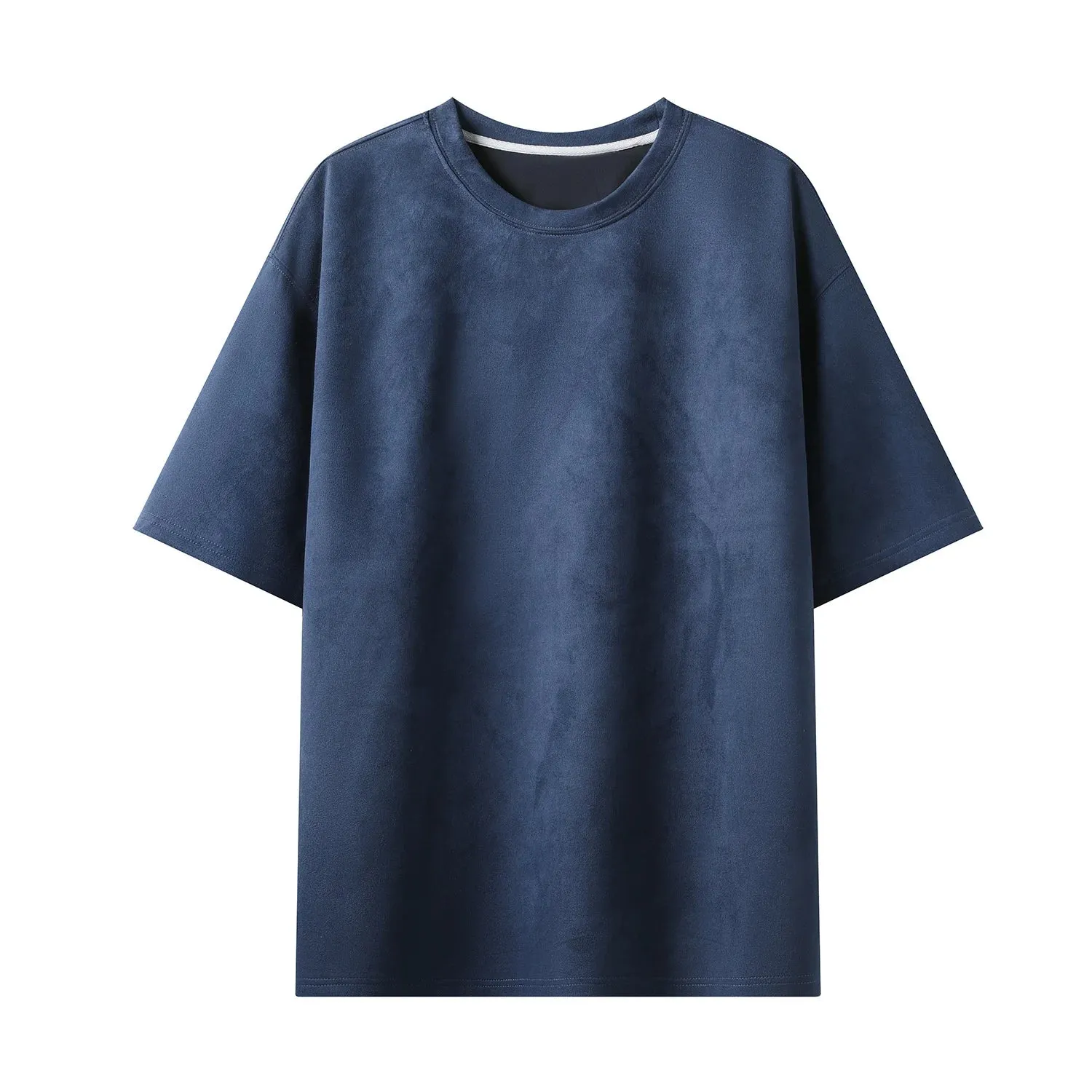 Summer Short Sleeved T Shirt for Men-Casual Loose O Neck Top