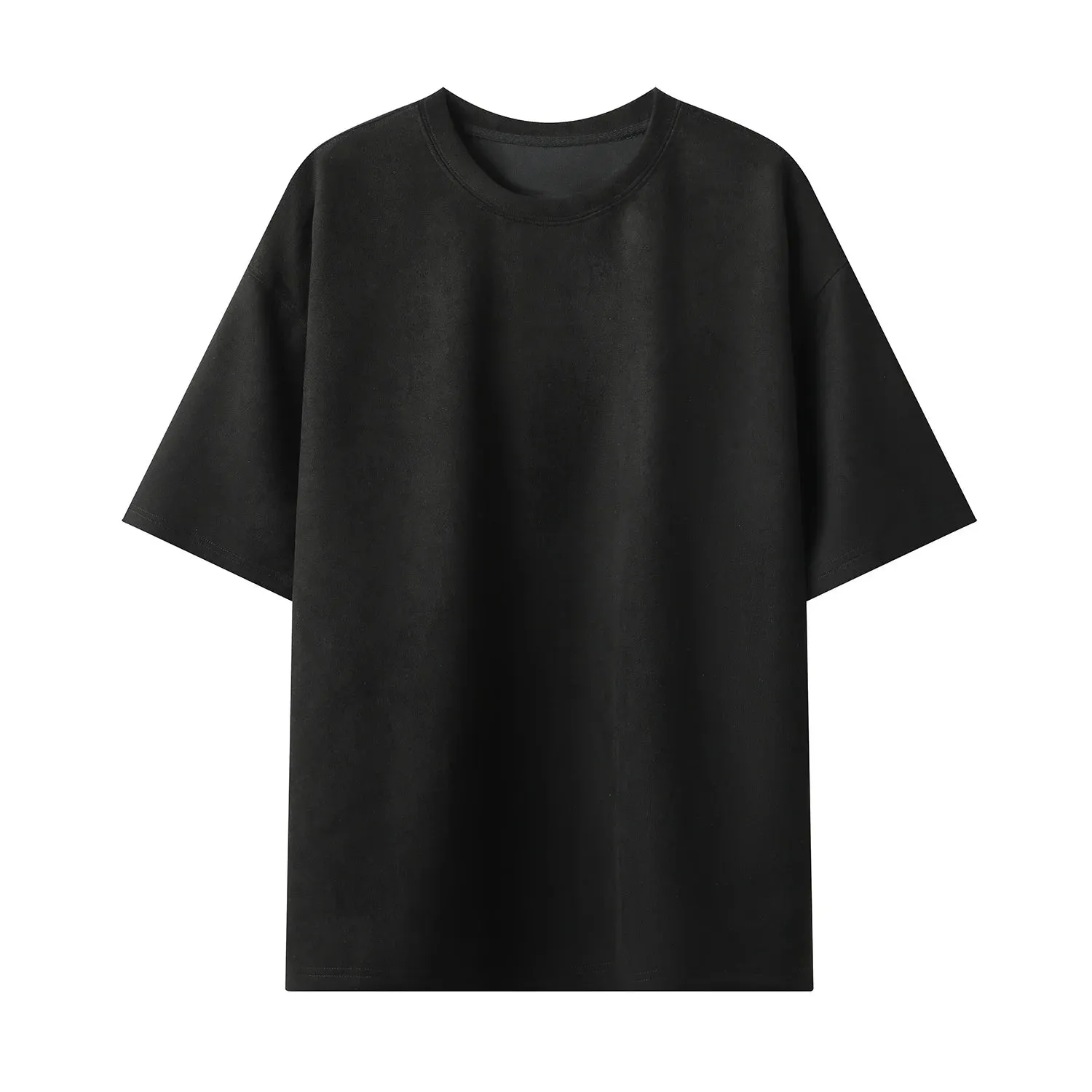 Summer Short Sleeved T Shirt for Men-Casual Loose O Neck Top