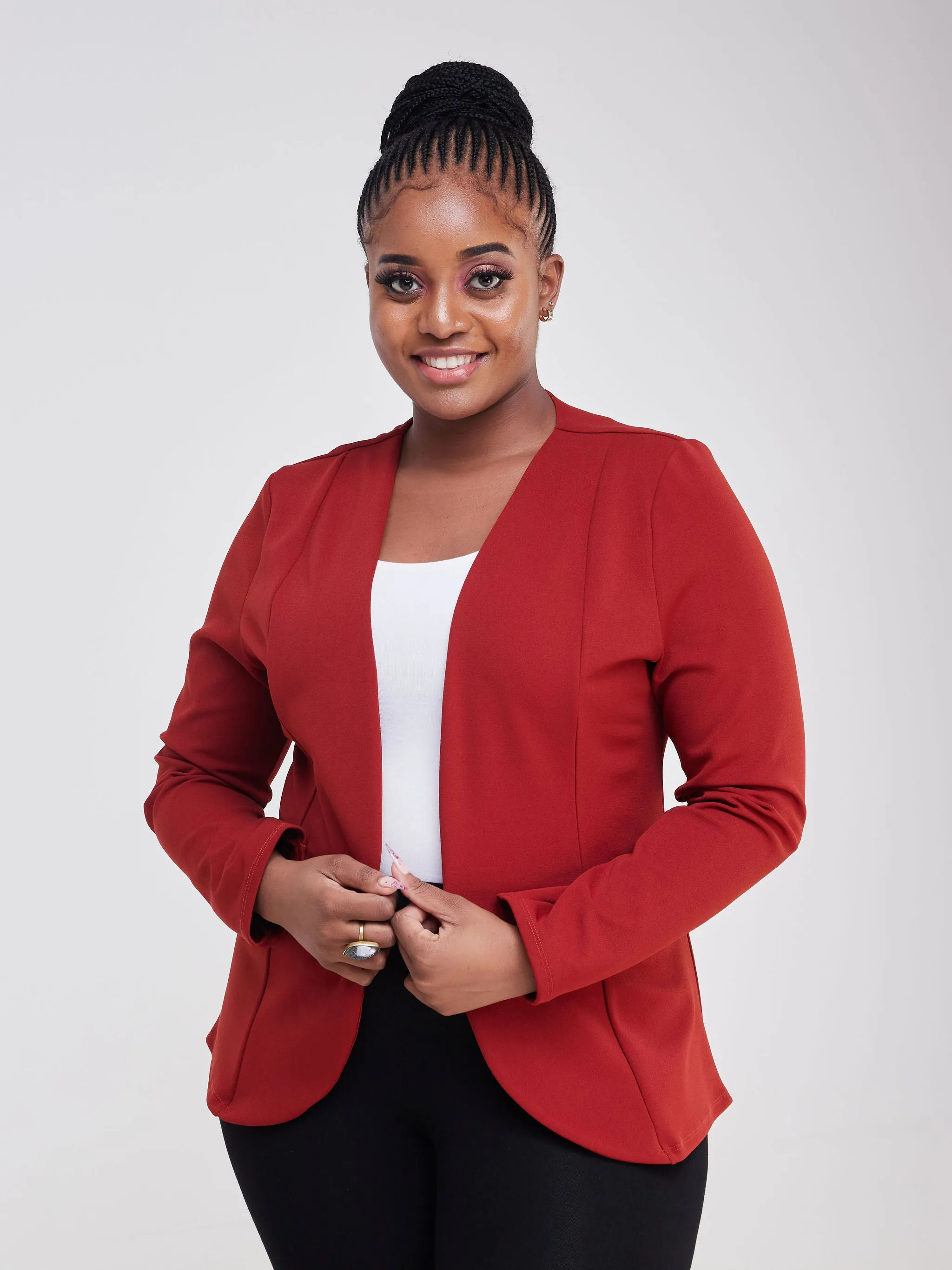 Vivo Imara Long Sleeve Jacket  - Rust