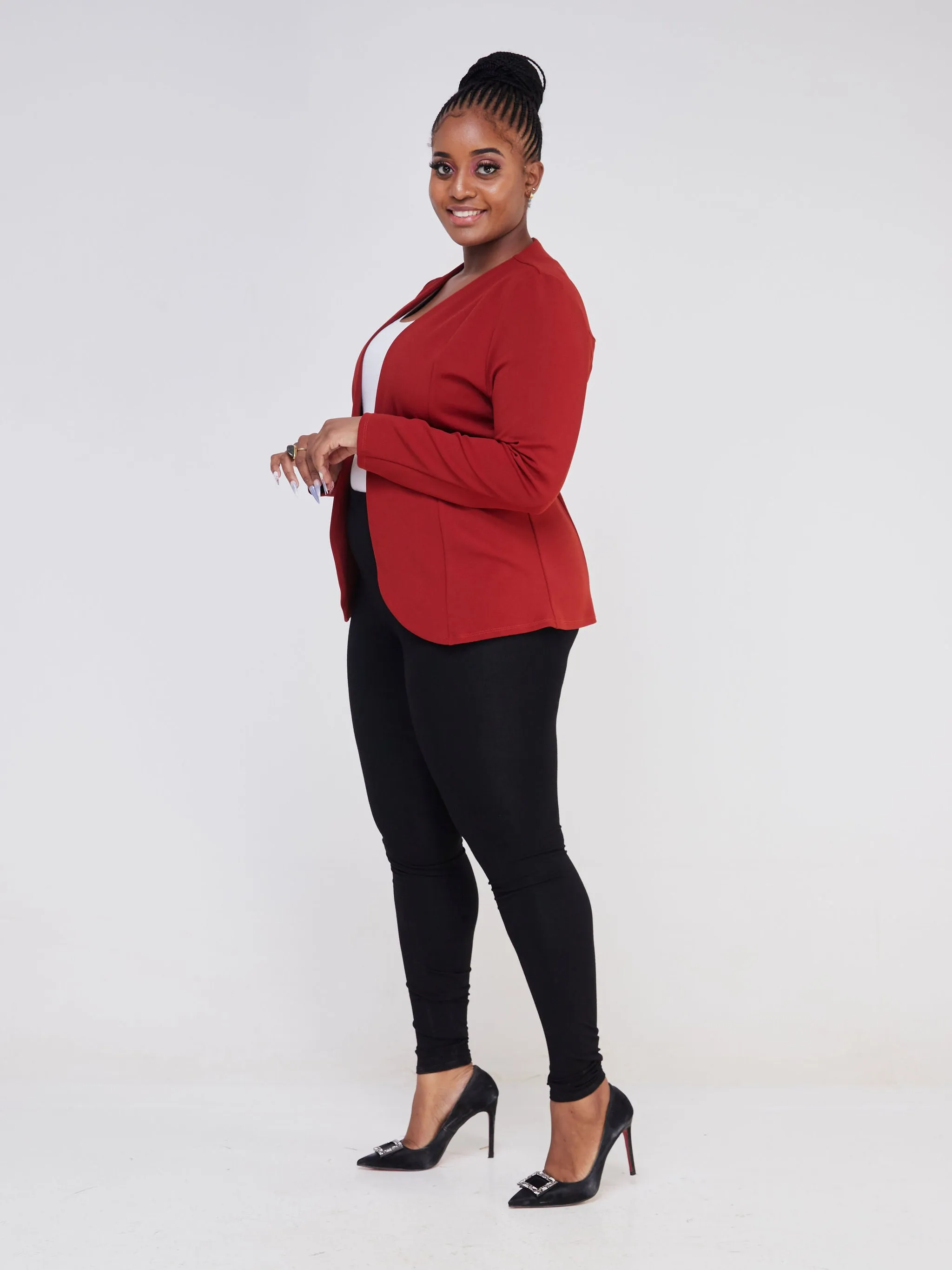 Vivo Imara Long Sleeve Jacket  - Rust