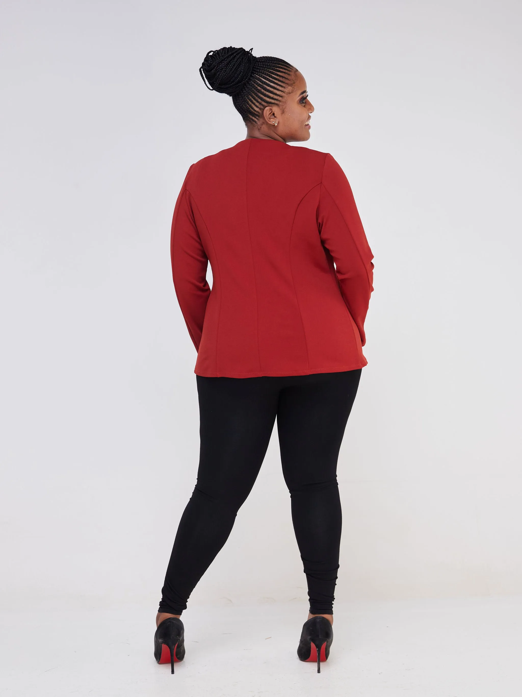 Vivo Imara Long Sleeve Jacket  - Rust